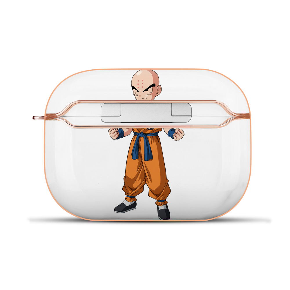（画像用） ドラゴンボール クリリン DRAGON BALL krillin 【AirPods Pro用】ハードシェル保護ケース｜耐衝撃・防指紋・カラビナ付き商品仕様