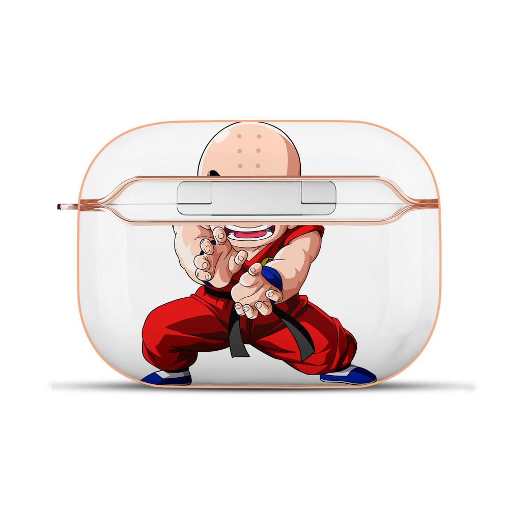 （画像用） ドラゴンボール クリリン DRAGON BALL krillin 【AirPods Pro用】ハードシェル保護ケース｜耐衝撃・防指紋・カラビナ付き商品仕様