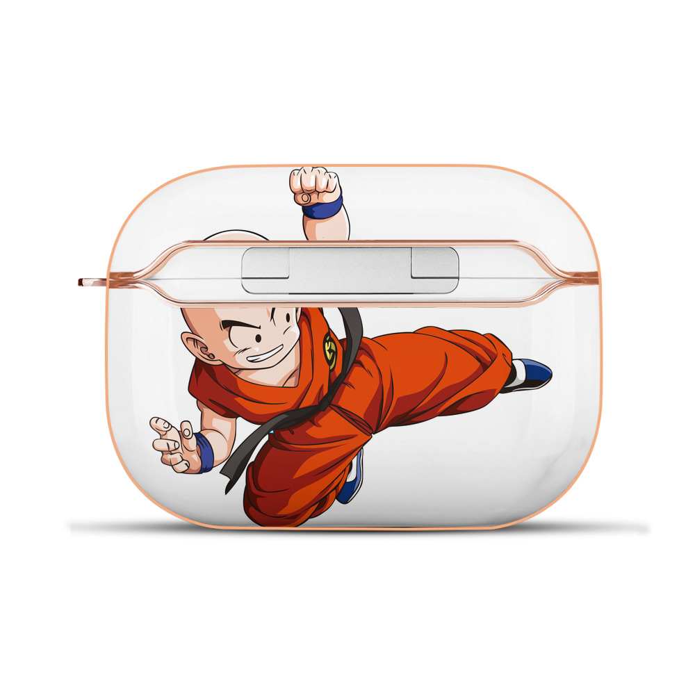 （画像用） ドラゴンボール クリリン DRAGON BALL krillin 【AirPods Pro用】ハードシェル保護ケース｜耐衝撃・防指紋・カラビナ付き商品仕様