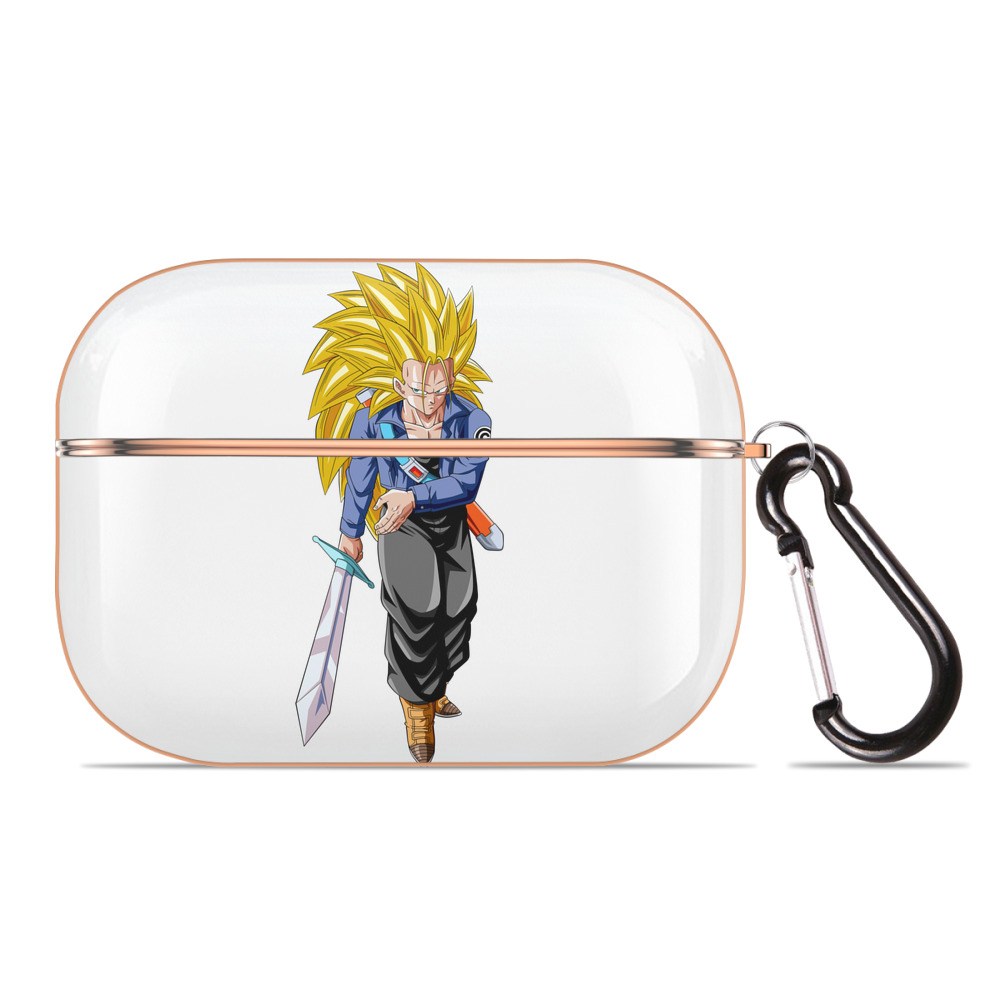 （画像用） ドラゴンボール トランクス（Torankusu）DRAGON BALL Trunks 【AirPods Pro用】ハードシェル保護ケース｜耐衝撃・防指紋・カラビナ付き商品仕様