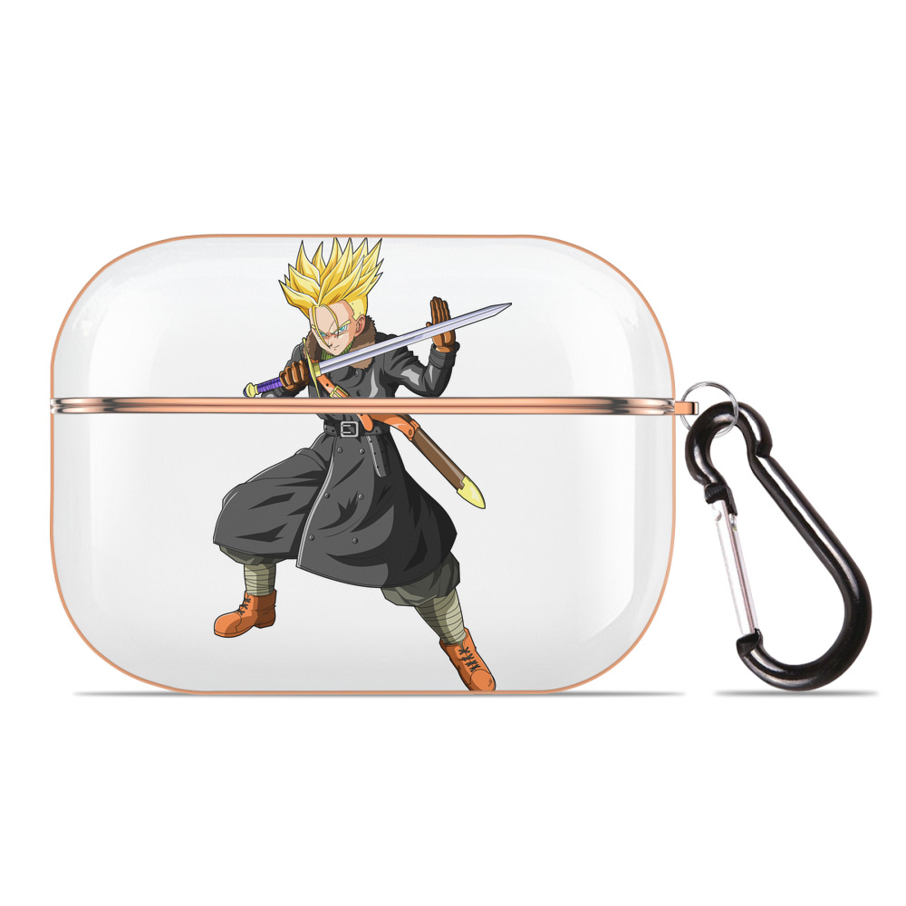 （画像用） ドラゴンボール トランクス（Torankusu）DRAGON BALL Trunks 【AirPods Pro用】ハードシェル保護ケース｜耐衝撃・防指紋・カラビナ付き商品仕様