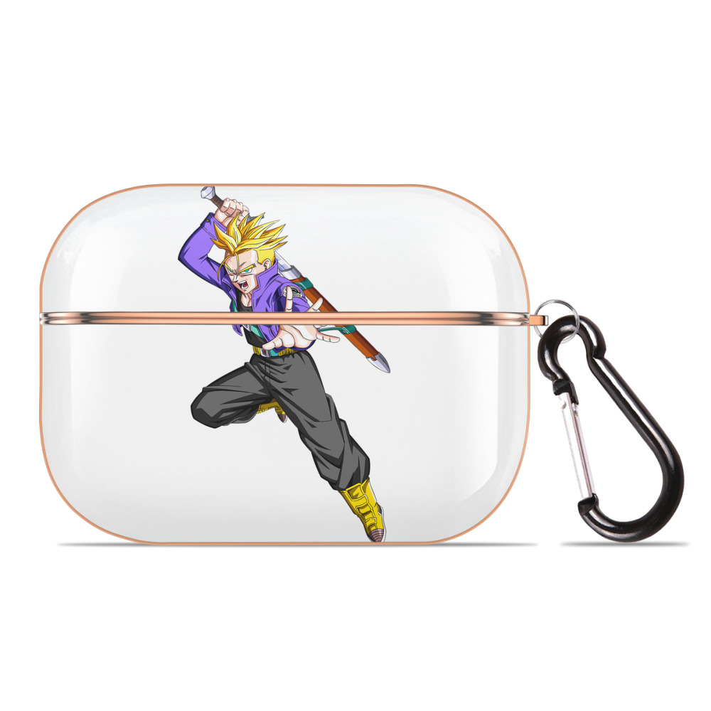 （画像用） ドラゴンボール トランクス（Torankusu）DRAGON BALL Trunks 【AirPods Pro用】ハードシェル保護ケース｜耐衝撃・防指紋・カラビナ付き商品仕様