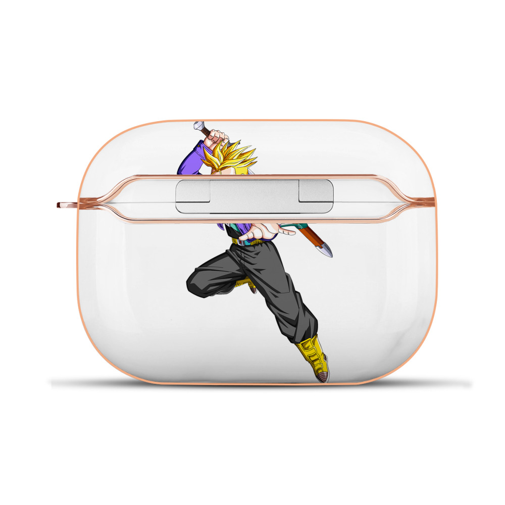 （画像用） ドラゴンボール トランクス（Torankusu）DRAGON BALL Trunks 【AirPods Pro用】ハードシェル保護ケース｜耐衝撃・防指紋・カラビナ付き商品仕様