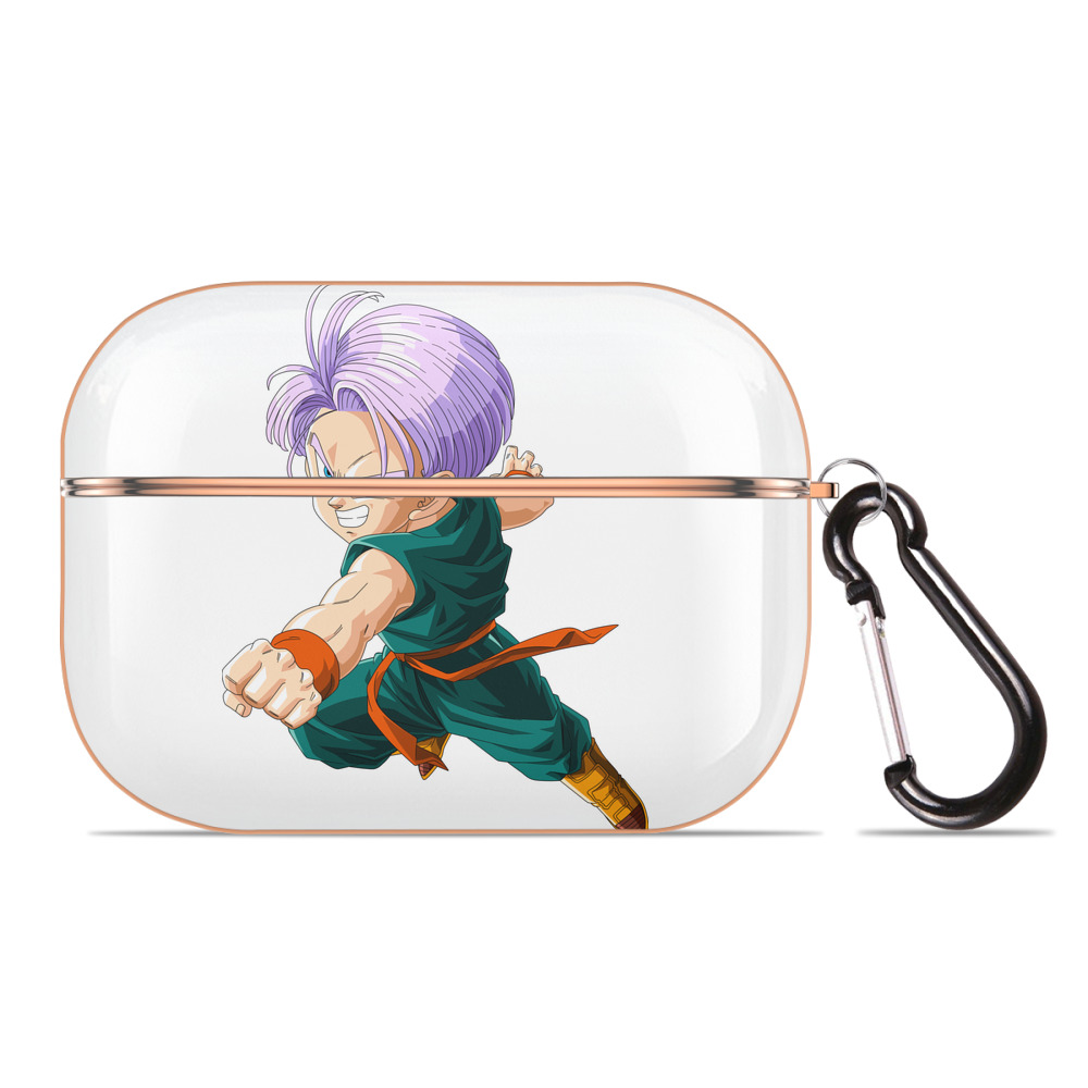 （画像用） ドラゴンボール トランクス（Torankusu）DRAGON BALL Trunks 【AirPods Pro用】ハードシェル保護ケース｜耐衝撃・防指紋・カラビナ付き商品仕様