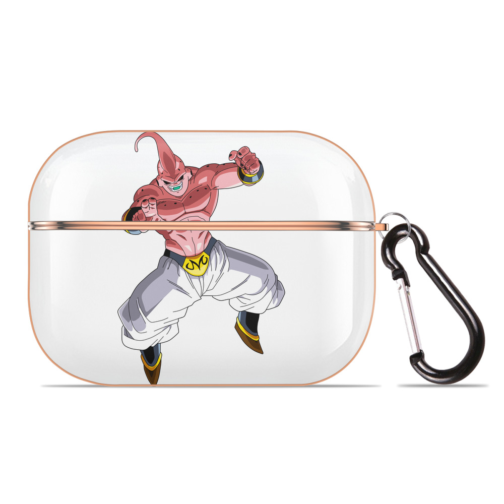 （画像用） ドラゴンボール 魔人ブウ DRAGON BALL Majin Buu 【AirPods Pro用】ハードシェル保護ケース｜耐衝撃・防指紋・カラビナ付き商品仕様