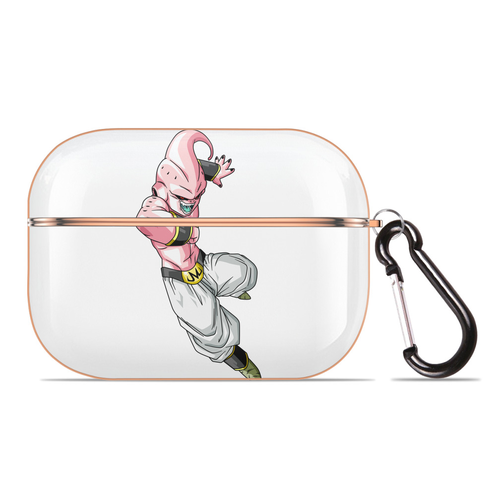 （画像用） ドラゴンボール 魔人ブウ DRAGON BALL Majin Buu 【AirPods Pro用】ハードシェル保護ケース｜耐衝撃・防指紋・カラビナ付き商品仕様
