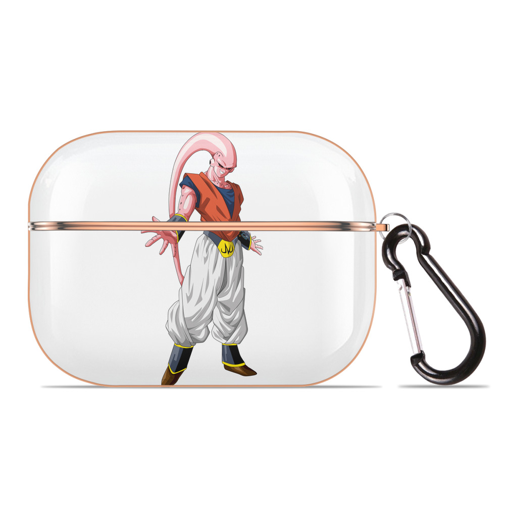 （画像用） ドラゴンボール 魔人ブウ DRAGON BALL Majin Buu 【AirPods Pro用】ハードシェル保護ケース｜耐衝撃・防指紋・カラビナ付き商品仕様