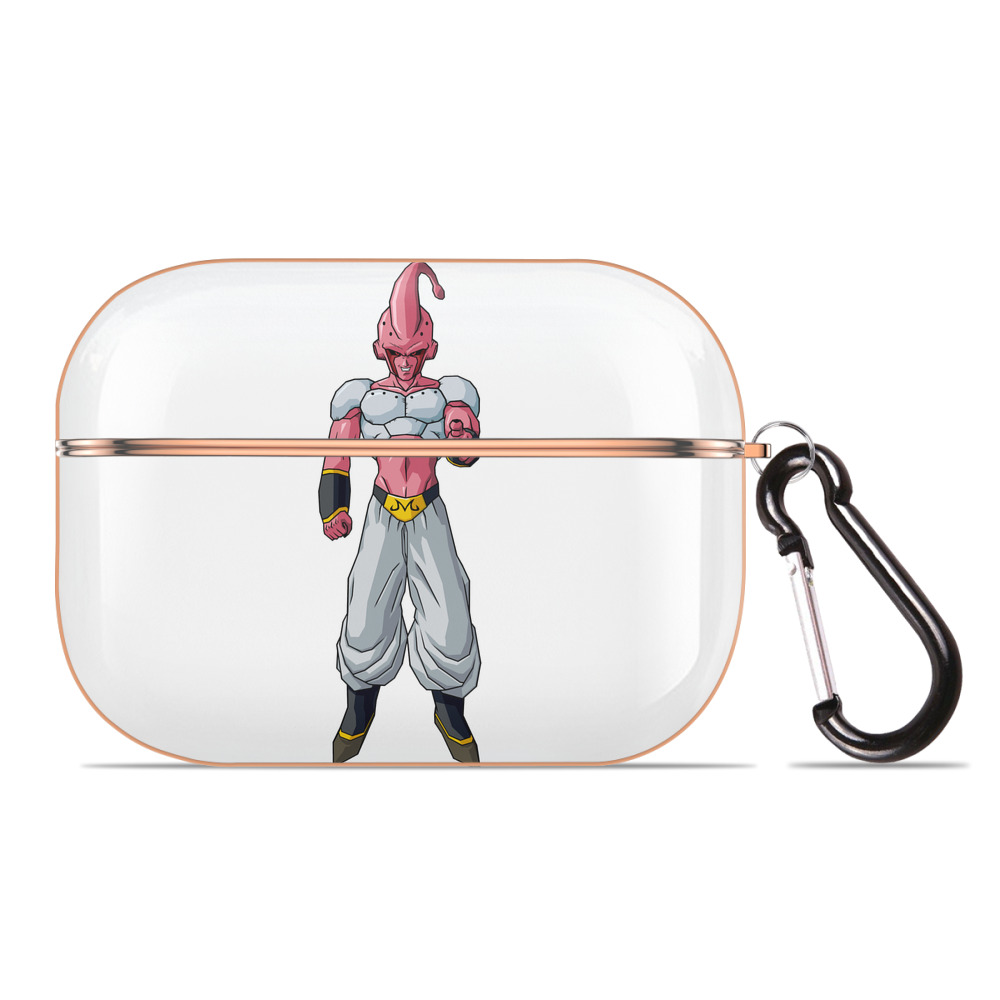 （画像用） ドラゴンボール 魔人ブウ DRAGON BALL Majin Buu 【AirPods Pro用】ハードシェル保護ケース｜耐衝撃・防指紋・カラビナ付き商品仕様