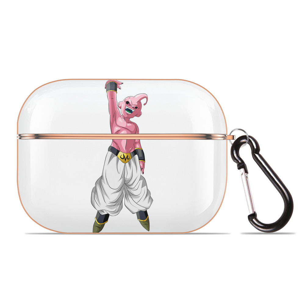 （画像用） ドラゴンボール 魔人ブウ DRAGON BALL Majin Buu 【AirPods Pro用】ハードシェル保護ケース｜耐衝撃・防指紋・カラビナ付き商品仕様