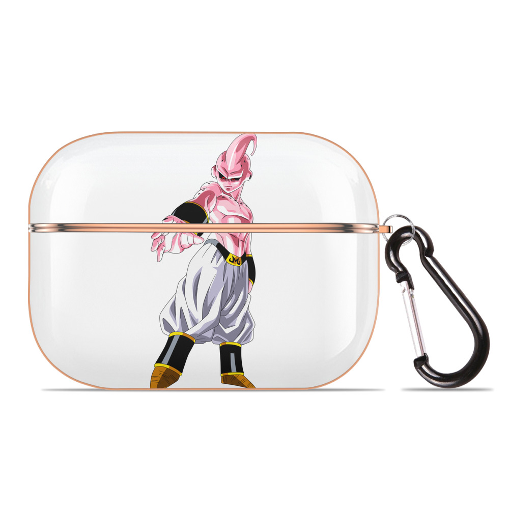 （画像用） ドラゴンボール 魔人ブウ DRAGON BALL Majin Buu 【AirPods Pro用】ハードシェル保護ケース｜耐衝撃・防指紋・カラビナ付き商品仕様