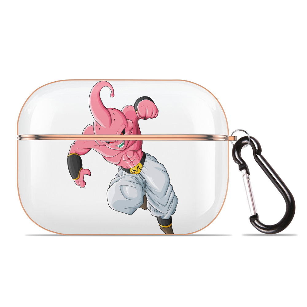 （画像用） ドラゴンボール 魔人ブウ DRAGON BALL Majin Buu 【AirPods Pro用】ハードシェル保護ケース｜耐衝撃・防指紋・カラビナ付き商品仕様