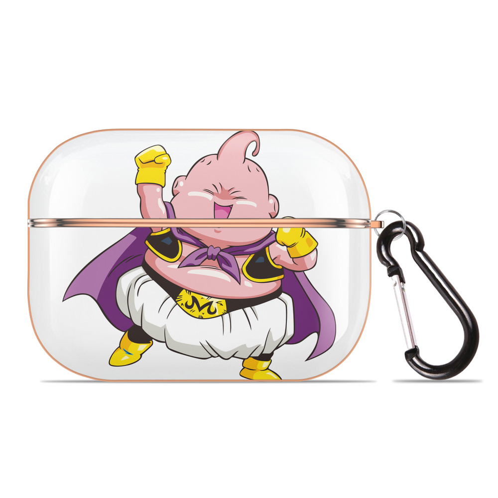 （画像用） ドラゴンボール 魔人ブウ DRAGON BALL Majin Buu 【AirPods Pro用】ハードシェル保護ケース｜耐衝撃・防指紋・カラビナ付き商品仕様