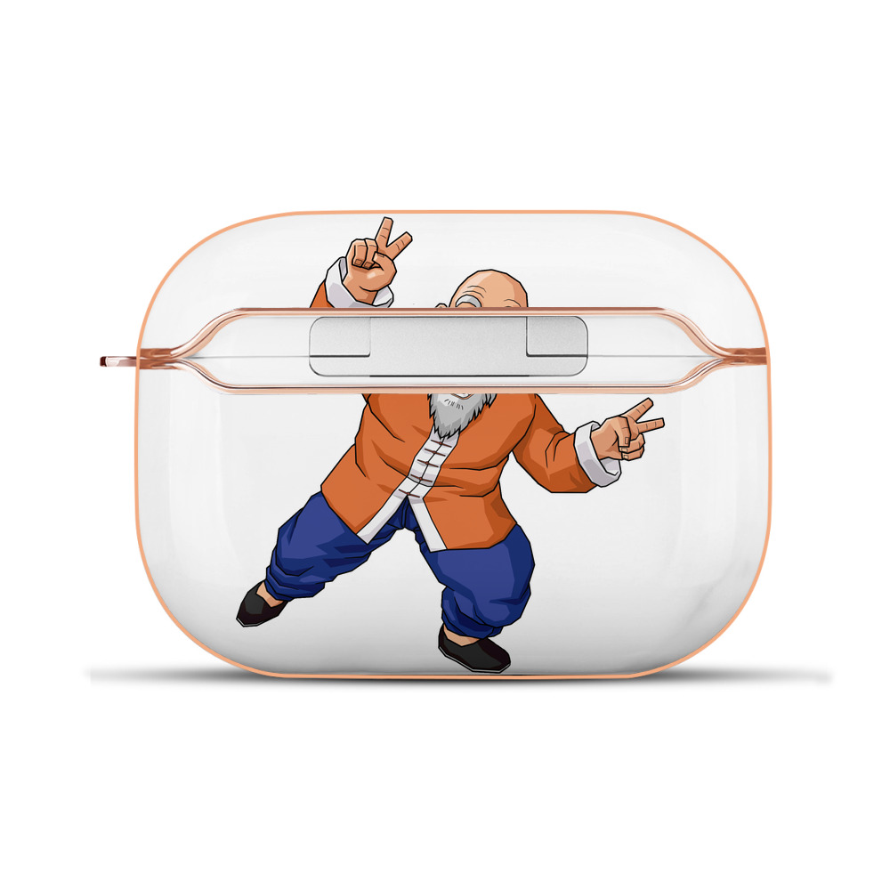 （画像用） ドラゴンボール 亀仙人（かめせんにん） DRAGON BALL Master Roshi Kame Sennin 【AirPods Pro用】ハードシェル保護ケース｜耐衝撃・防指紋・カラビナ付き商品仕様