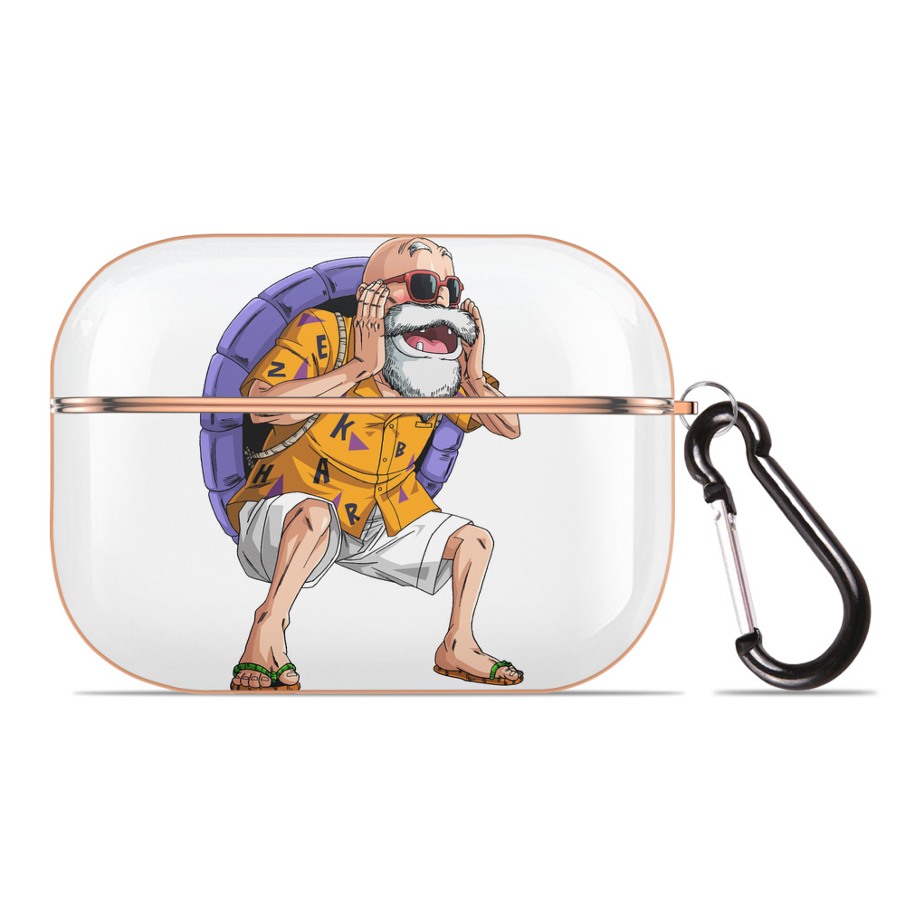 （画像用） ドラゴンボール 亀仙人（かめせんにん） DRAGON BALL Master Roshi Kame Sennin 【AirPods Pro用】ハードシェル保護ケース｜耐衝撃・防指紋・カラビナ付き商品仕様