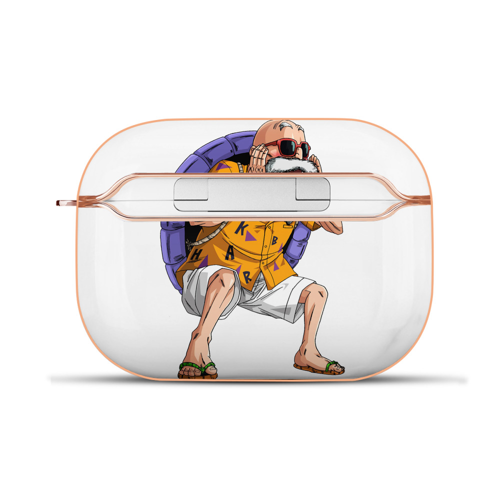 （画像用） ドラゴンボール 亀仙人（かめせんにん） DRAGON BALL Master Roshi Kame Sennin 【AirPods Pro用】ハードシェル保護ケース｜耐衝撃・防指紋・カラビナ付き商品仕様