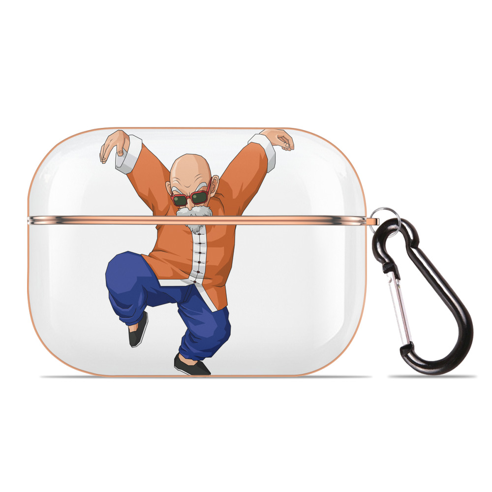 （画像用） ドラゴンボール 亀仙人（かめせんにん） DRAGON BALL Master Roshi Kame Sennin 【AirPods Pro用】ハードシェル保護ケース｜耐衝撃・防指紋・カラビナ付き商品仕様