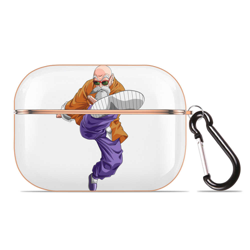 （画像用） ドラゴンボール 亀仙人（かめせんにん） DRAGON BALL Master Roshi Kame Sennin 【AirPods Pro用】ハードシェル保護ケース｜耐衝撃・防指紋・カラビナ付き商品仕様