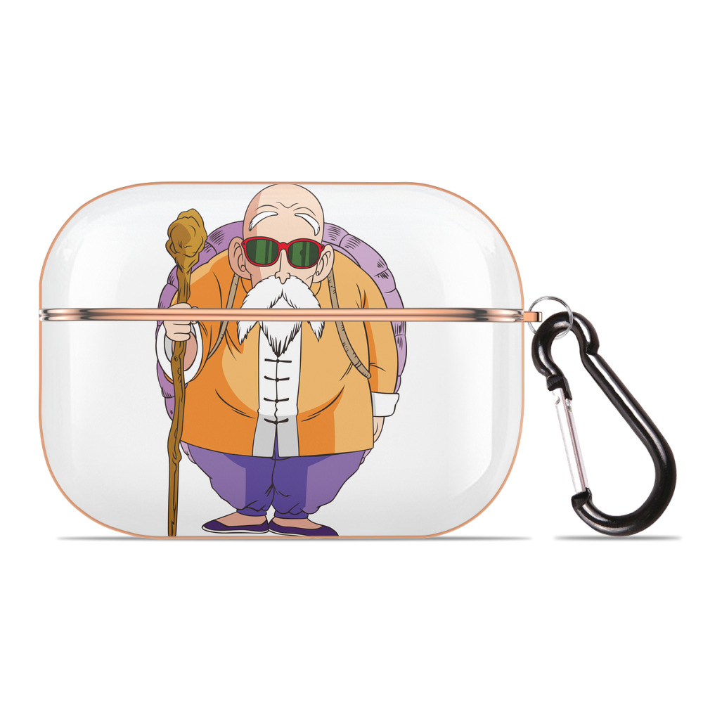 （画像用） ドラゴンボール 亀仙人（かめせんにん） DRAGON BALL Master Roshi Kame Sennin 【AirPods Pro用】ハードシェル保護ケース｜耐衝撃・防指紋・カラビナ付き商品仕様