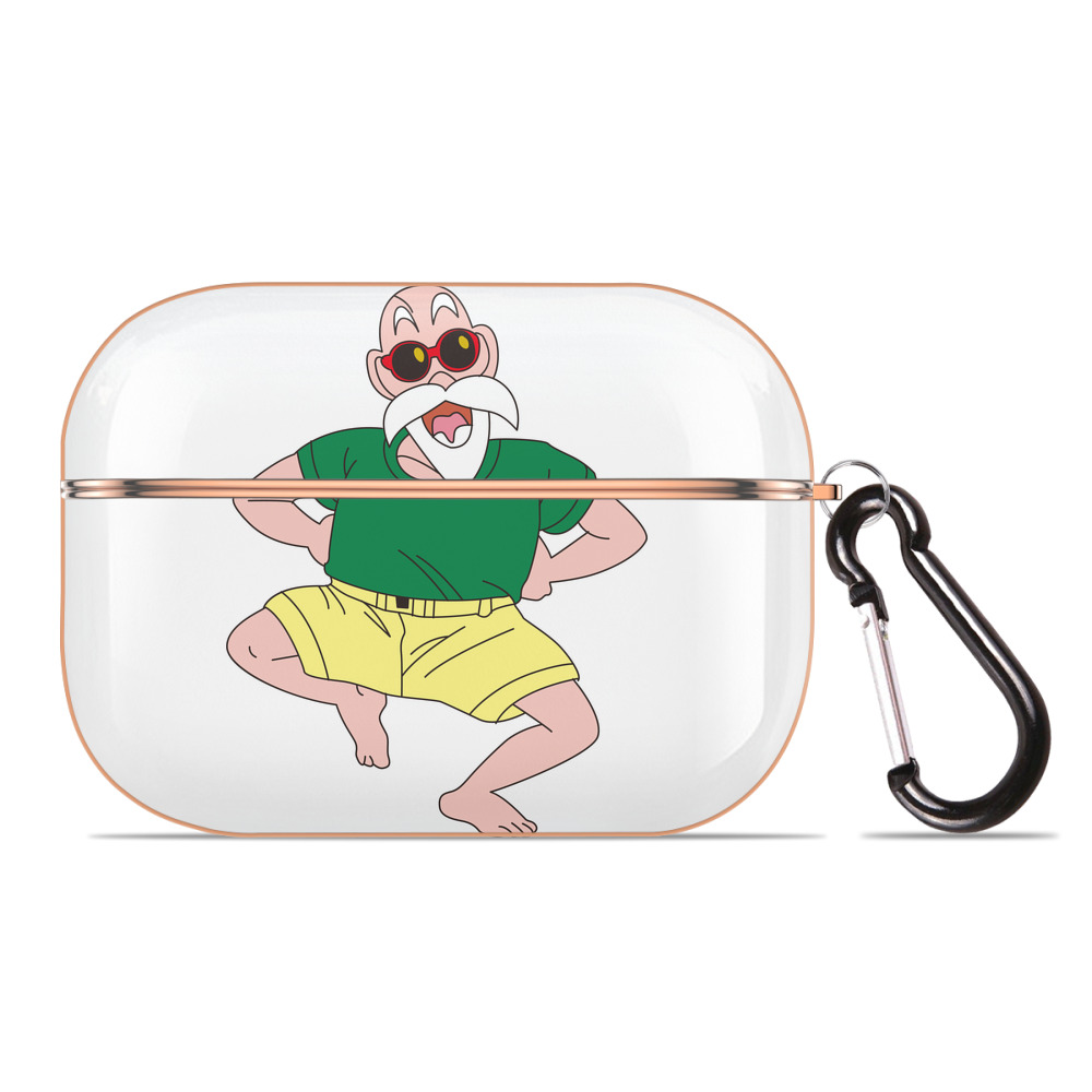（画像用） ドラゴンボール 亀仙人（かめせんにん） DRAGON BALL Master Roshi Kame Sennin 【AirPods Pro用】ハードシェル保護ケース｜耐衝撃・防指紋・カラビナ付き商品仕様