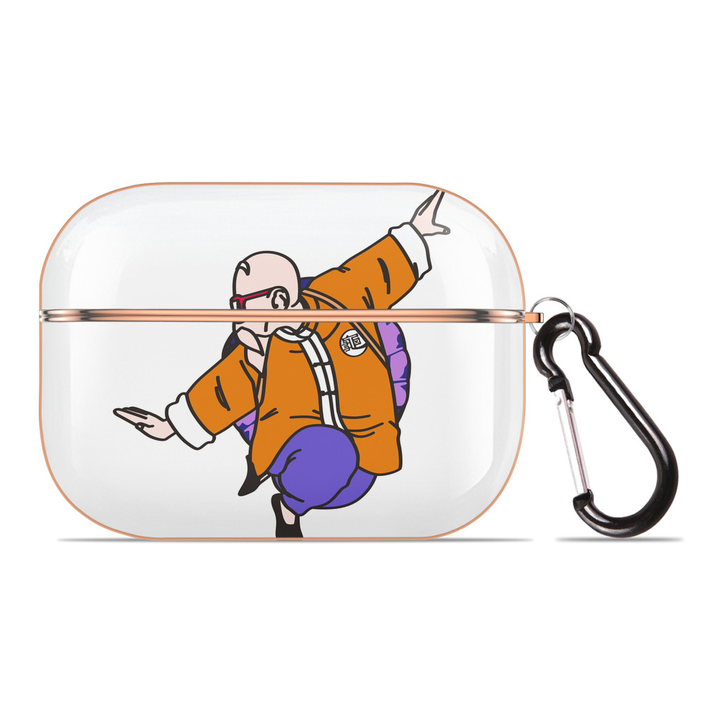 （画像用） ドラゴンボール 亀仙人（かめせんにん） DRAGON BALL Master Roshi Kame Sennin 【AirPods Pro用】ハードシェル保護ケース｜耐衝撃・防指紋・カラビナ付き商品仕様