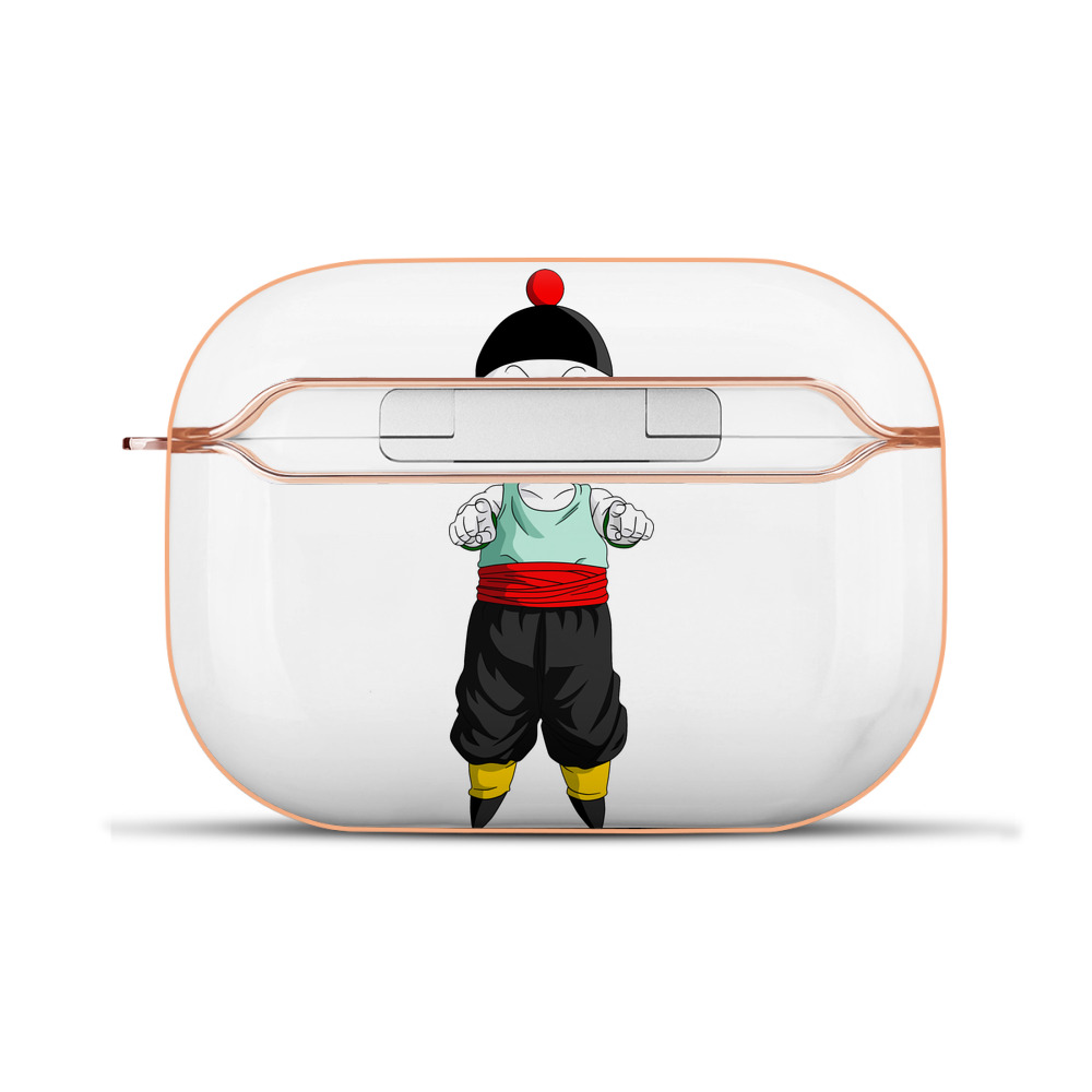 （画像用） ドラゴンボール 餃子（チャオズ）DRAGON BALL Chaoz 【AirPods Pro用】ハードシェル保護ケース｜耐衝撃・防指紋・カラビナ付き商品仕様