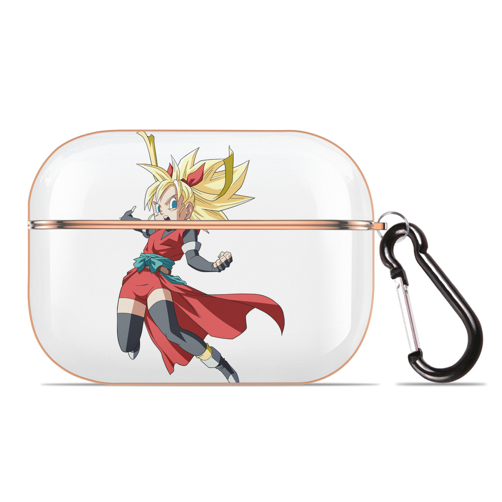 （画像用） ドラゴンボール カリフラ DRAGON BALL Caulifla 【AirPods Pro用】ハードシェル保護ケース｜耐衝撃・防指紋・カラビナ付き商品仕様