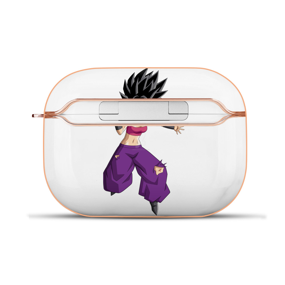 （画像用） ドラゴンボール カリフラ DRAGON BALL Caulifla 【AirPods Pro用】ハードシェル保護ケース｜耐衝撃・防指紋・カラビナ付き商品仕様