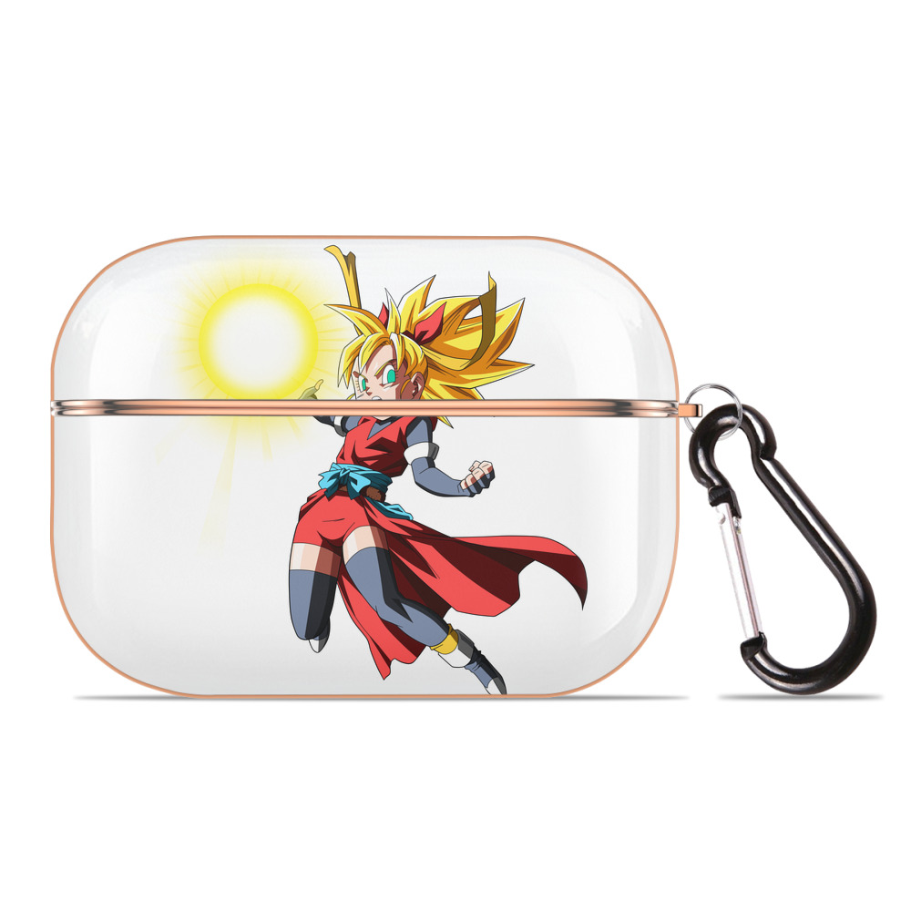 （画像用） ドラゴンボール カリフラ DRAGON BALL Caulifla 【AirPods Pro用】ハードシェル保護ケース｜耐衝撃・防指紋・カラビナ付き商品仕様