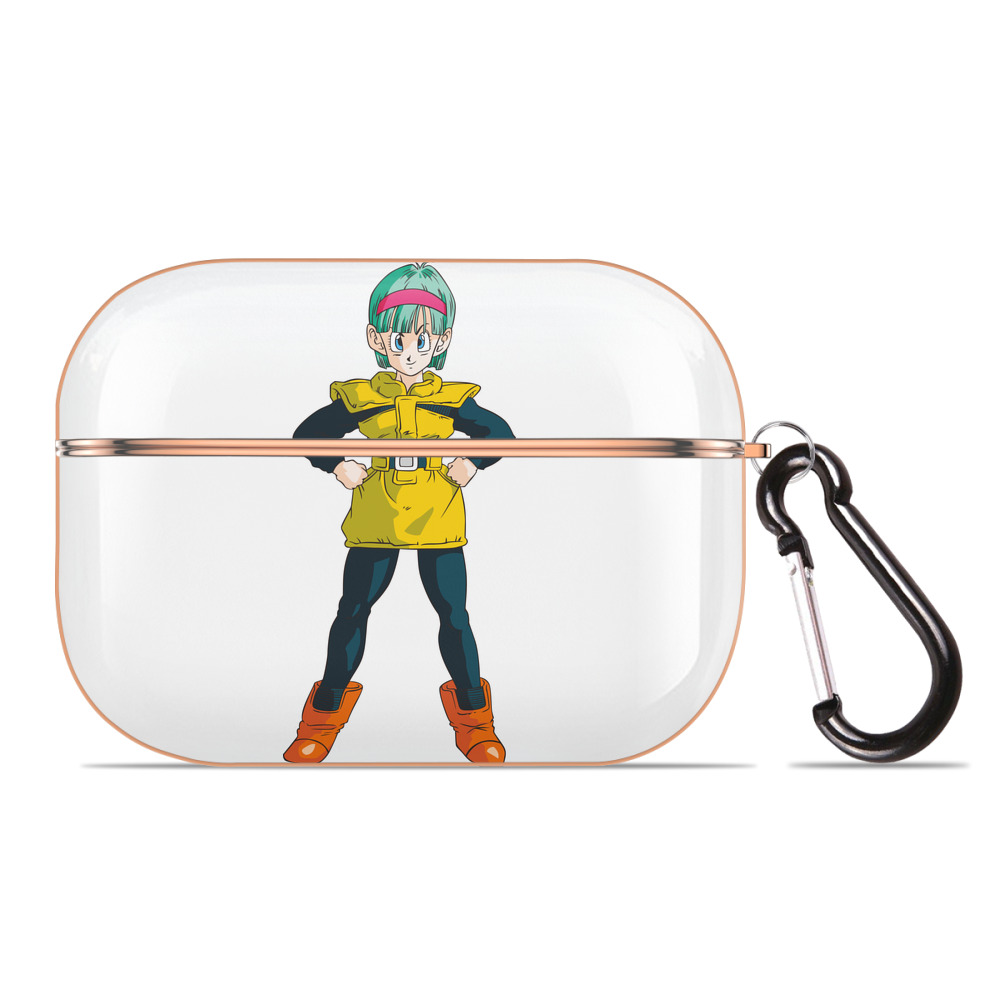 （画像用） ドラゴンボール ブルマ DRAGON BALL Bulma 【AirPods Pro用】ハードシェル保護ケース｜耐衝撃・防指紋・カラビナ付き商品仕様