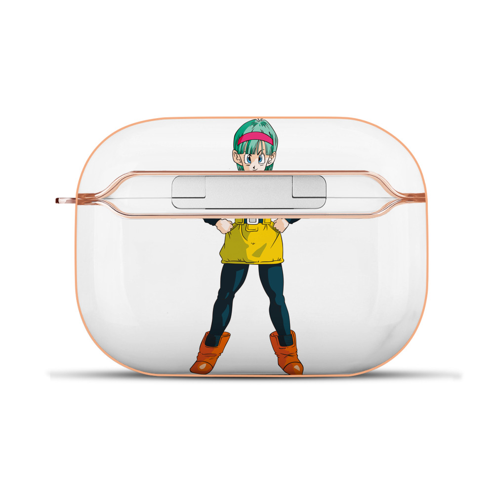 （画像用） ドラゴンボール ブルマ DRAGON BALL Bulma 【AirPods Pro用】ハードシェル保護ケース｜耐衝撃・防指紋・カラビナ付き商品仕様