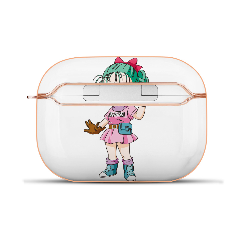 （画像用） ドラゴンボール ブルマ DRAGON BALL Bulma 【AirPods Pro用】ハードシェル保護ケース｜耐衝撃・防指紋・カラビナ付き商品仕様