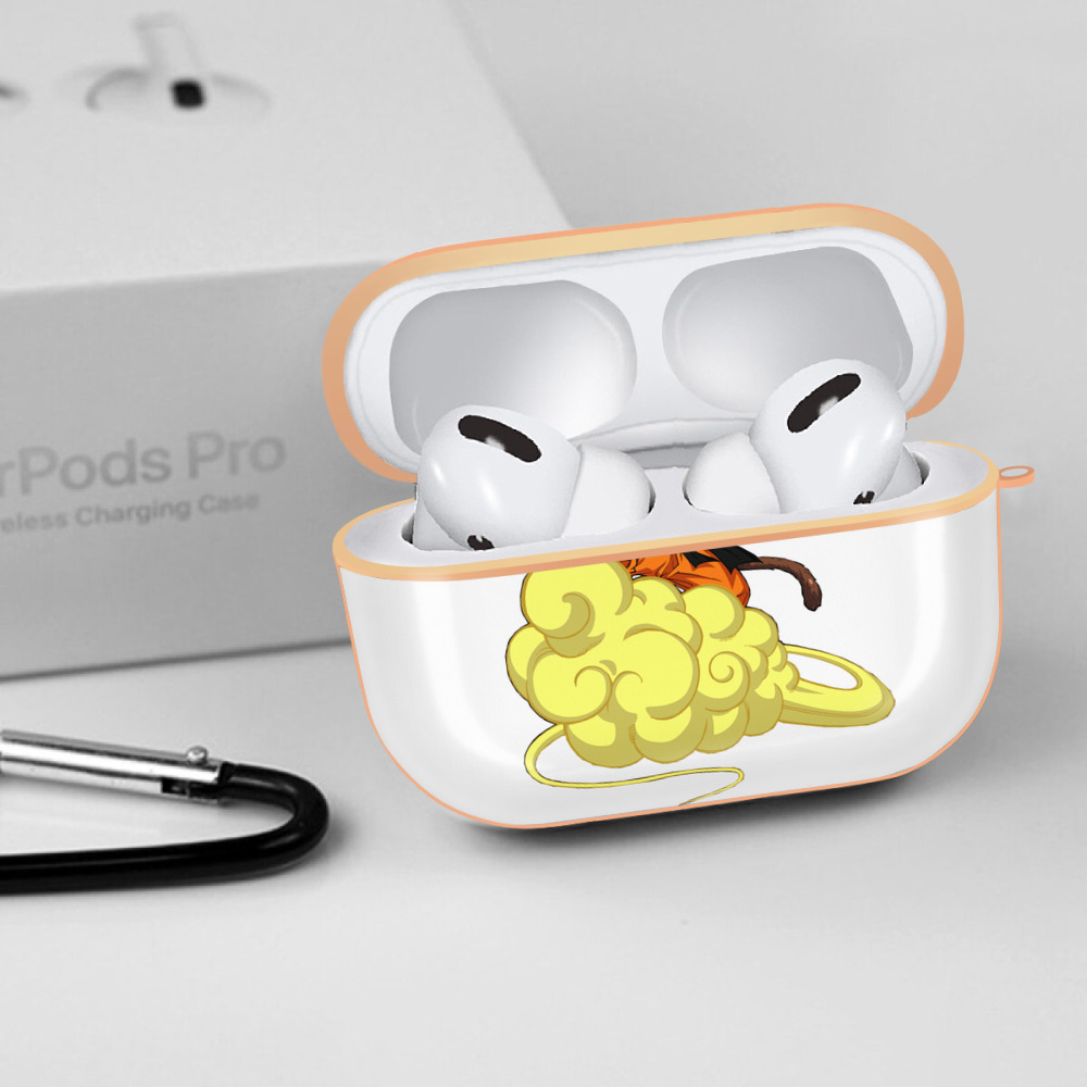 ドラゴンボール 孫悟空（そん ごくう）Son Goku カカロット DRAGON BALL Kakarotto 【AirPods Pro用】ハードシェル保護ケース｜耐衝撃・防指紋・カラビナ付き商品仕様
