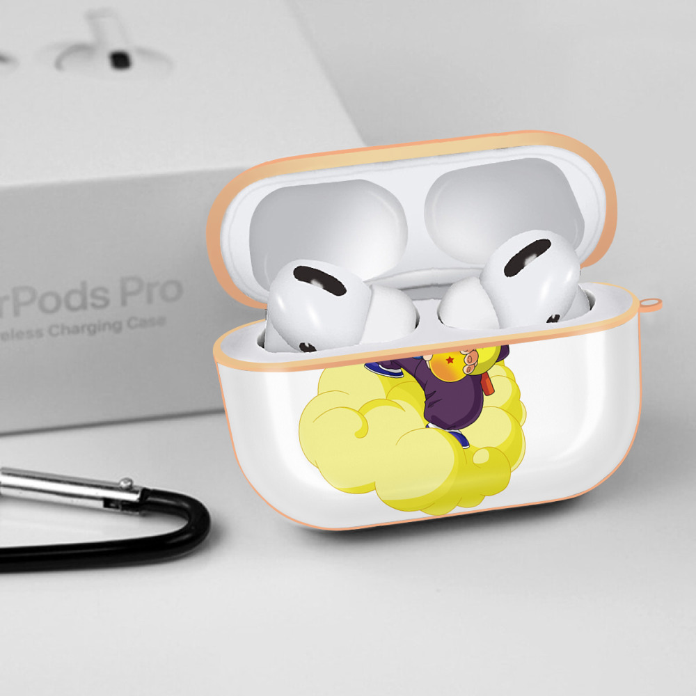 ドラゴンボール 孫悟空（そん ごくう）Son Goku カカロット DRAGON BALL Kakarotto 【AirPods Pro用】ハードシェル保護ケース｜耐衝撃・防指紋・カラビナ付き商品仕様