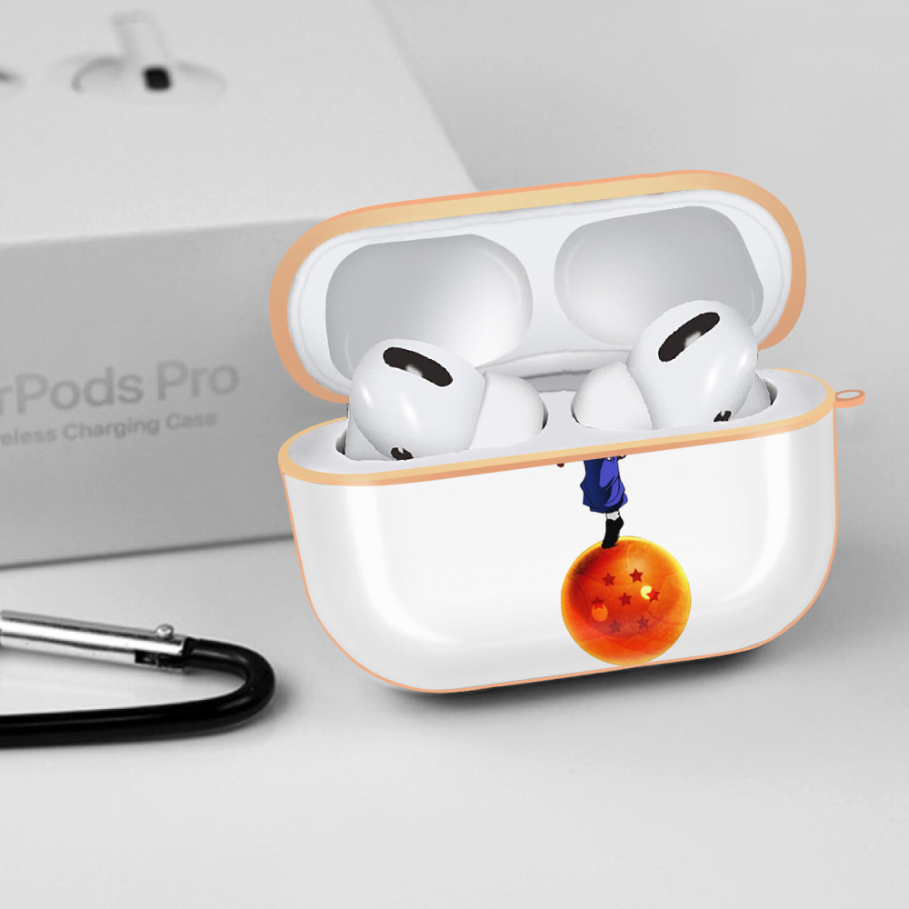 ドラゴンボール 孫悟空（そん ごくう）Son Goku カカロット DRAGON BALL Kakarotto 【AirPods Pro用】ハードシェル保護ケース｜耐衝撃・防指紋・カラビナ付き商品仕様
