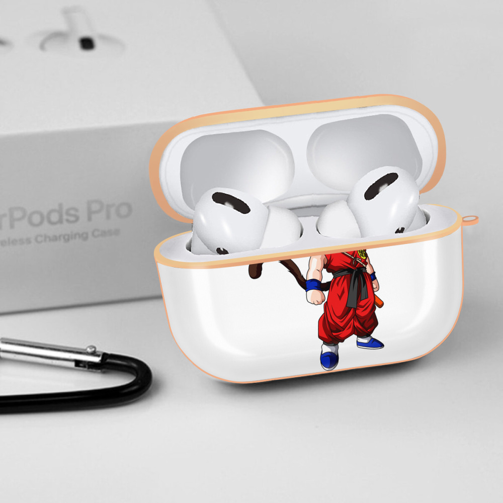 ドラゴンボール 孫悟空（そん ごくう）Son Goku カカロット DRAGON BALL Kakarotto 【AirPods Pro用】ハードシェル保護ケース｜耐衝撃・防指紋・カラビナ付き商品仕様