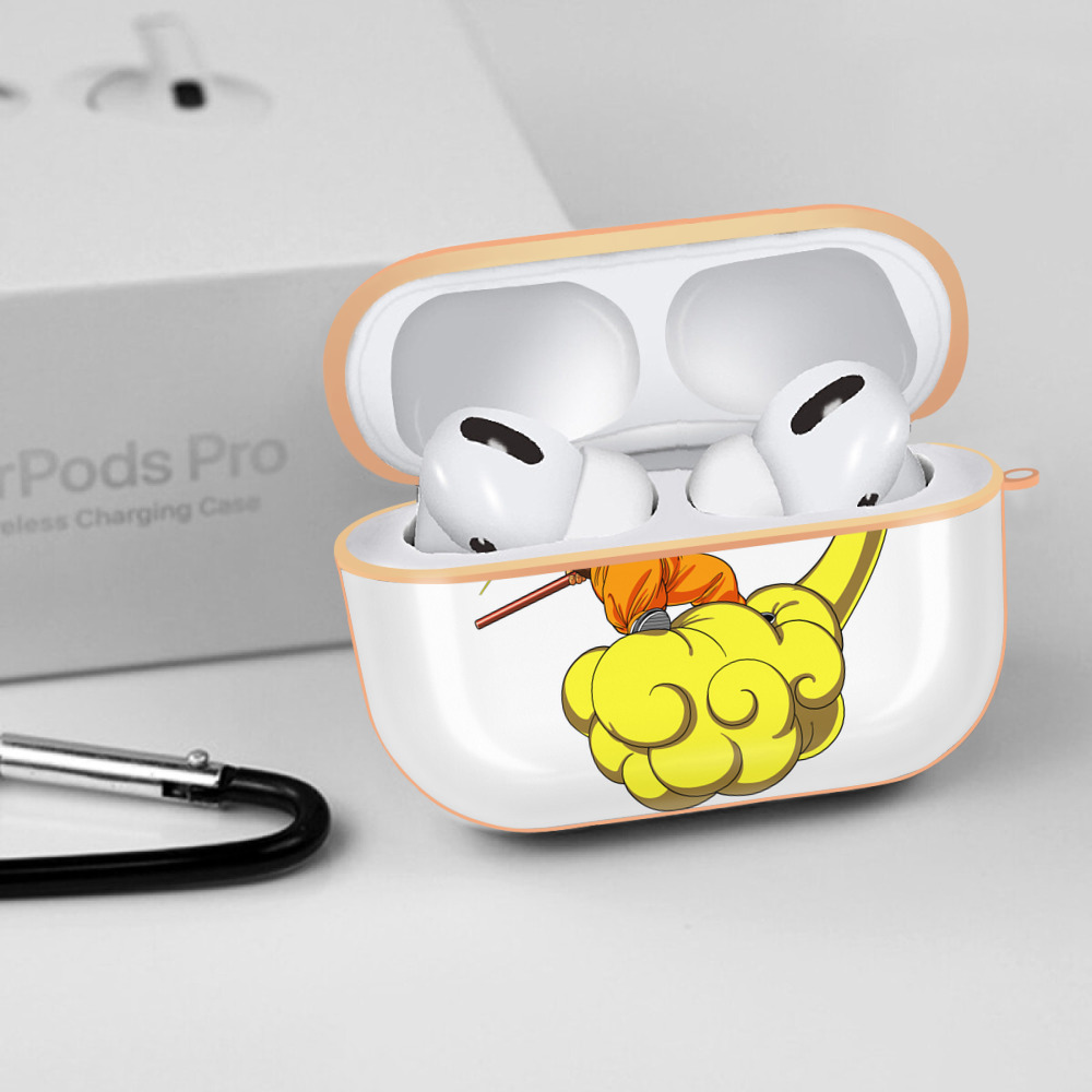 ドラゴンボール 孫悟空（そん ごくう）Son Goku カカロット DRAGON BALL Kakarotto 【AirPods Pro用】ハードシェル保護ケース｜耐衝撃・防指紋・カラビナ付き商品仕様