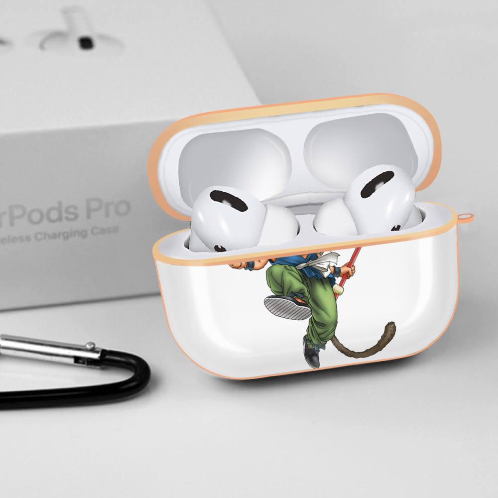 ドラゴンボール 孫悟空（そん ごくう）Son Goku カカロット DRAGON BALL Kakarotto 【AirPods Pro用】ハードシェル保護ケース｜耐衝撃・防指紋・カラビナ付き商品仕様
