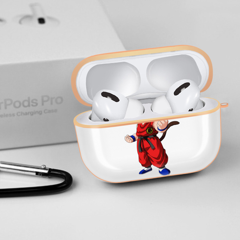 ドラゴンボール 孫悟空（そん ごくう）Son Goku カカロット DRAGON BALL Kakarotto 【AirPods Pro用】ハードシェル保護ケース｜耐衝撃・防指紋・カラビナ付き商品仕様