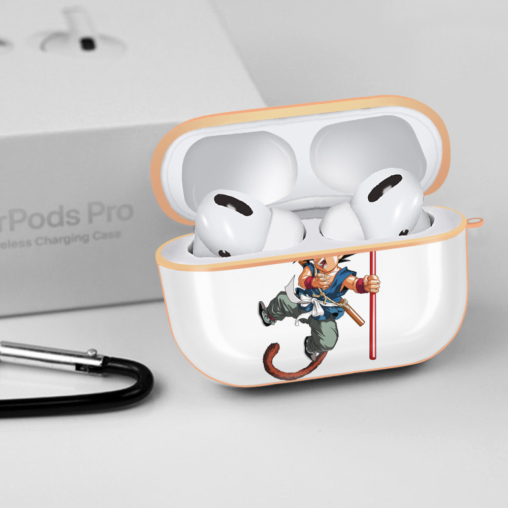 ドラゴンボール 孫悟空（そん ごくう）Son Goku カカロット DRAGON BALL Kakarotto 【AirPods Pro用】ハードシェル保護ケース｜耐衝撃・防指紋・カラビナ付き商品仕様