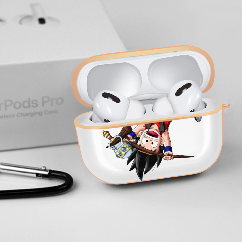 ドラゴンボール 孫悟空（そん ごくう）Son Goku カカロット DRAGON BALL Kakarotto 【AirPods Pro用】ハードシェル保護ケース｜耐衝撃・防指紋・カラビナ付き商品仕様