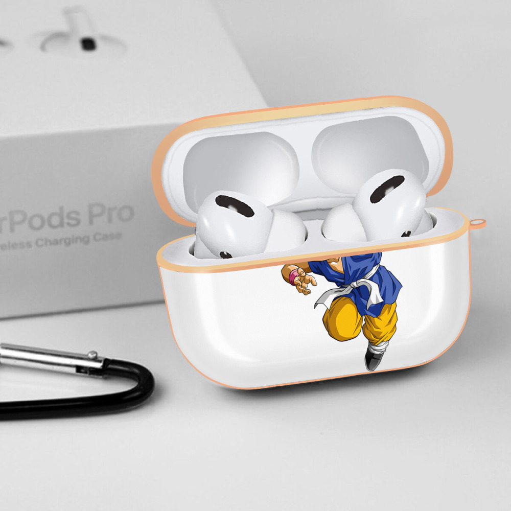 ドラゴンボール 孫悟空（そん ごくう）Son Goku カカロット DRAGON BALL Kakarotto 【AirPods Pro用】ハードシェル保護ケース｜耐衝撃・防指紋・カラビナ付き商品仕様