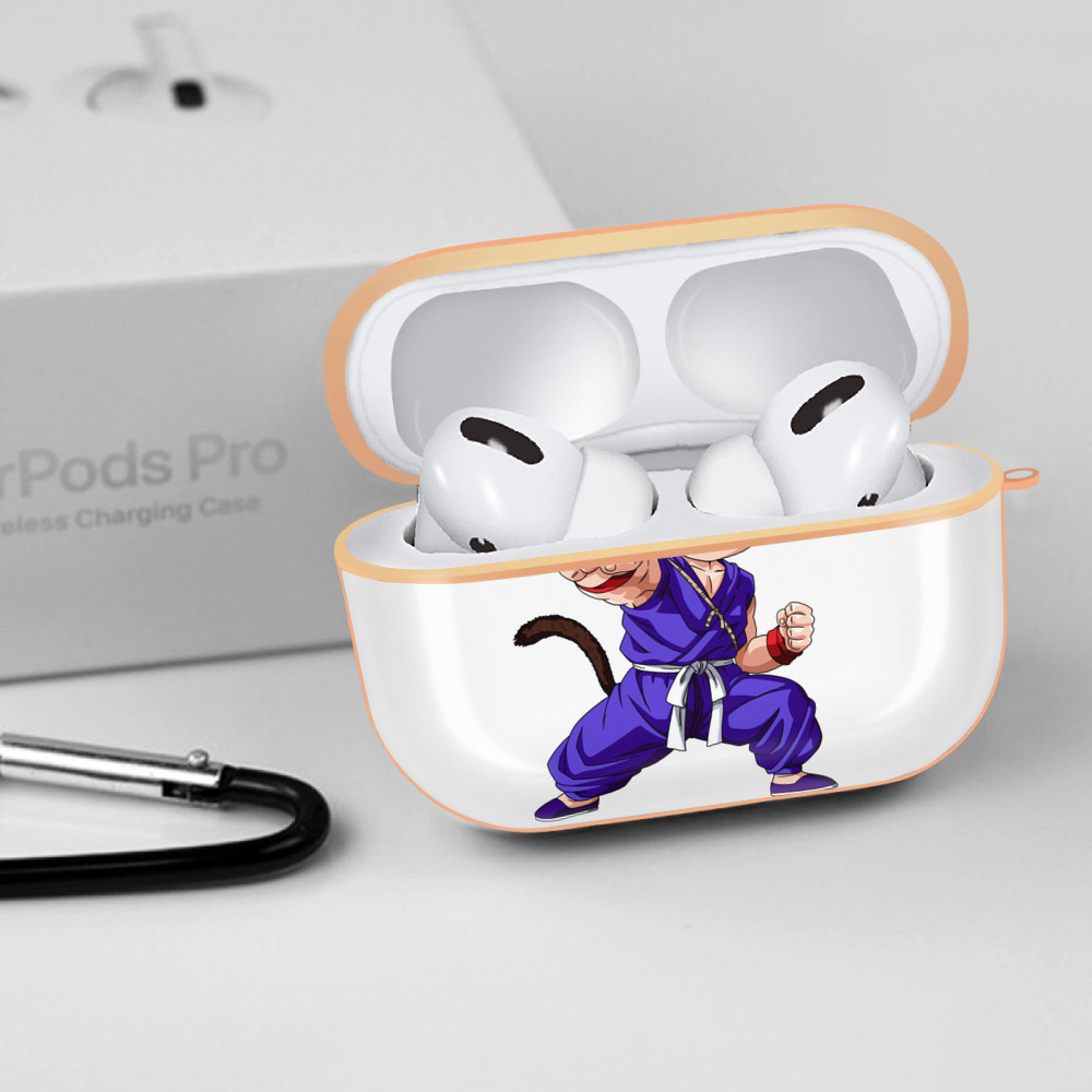 ドラゴンボール 孫悟空（そん ごくう）Son Goku カカロット DRAGON BALL Kakarotto 【AirPods Pro用】ハードシェル保護ケース｜耐衝撃・防指紋・カラビナ付き商品仕様