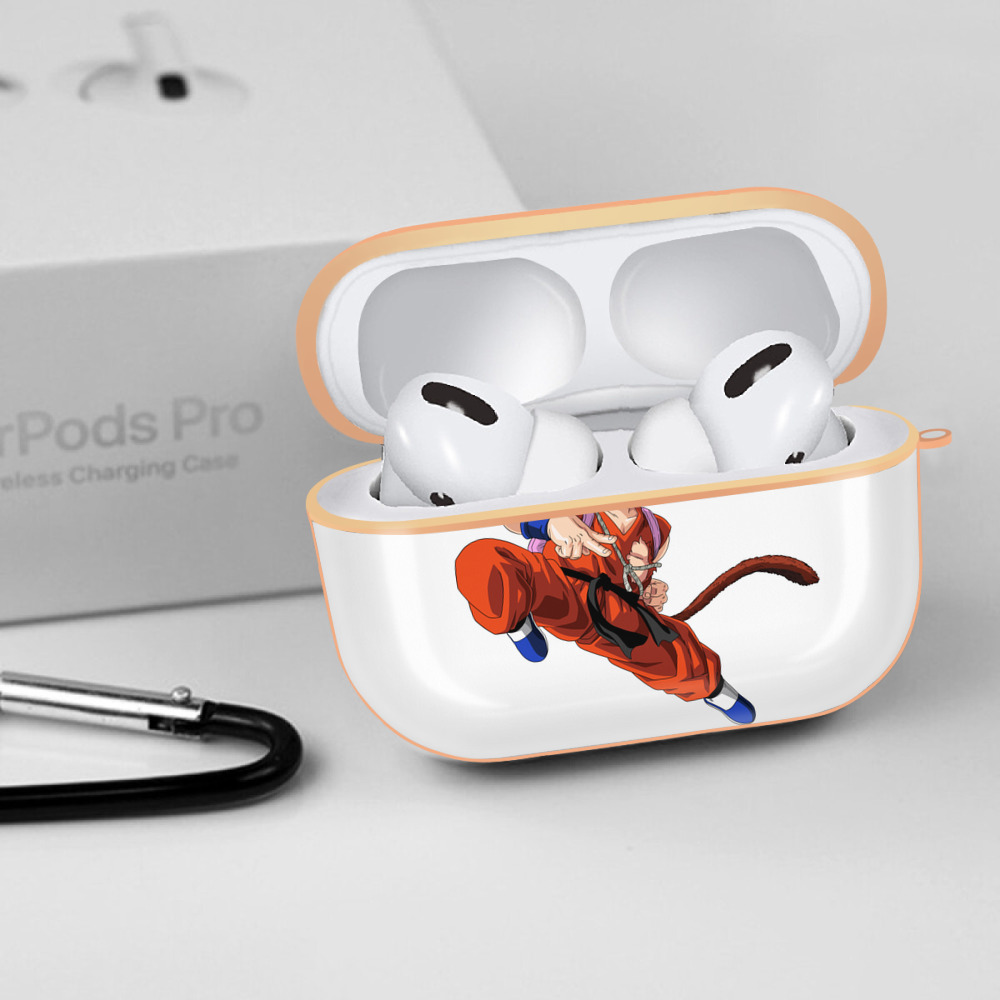 ドラゴンボール 孫悟空（そん ごくう）Son Goku カカロット DRAGON BALL Kakarotto 【AirPods Pro用】ハードシェル保護ケース｜耐衝撃・防指紋・カラビナ付き商品仕様