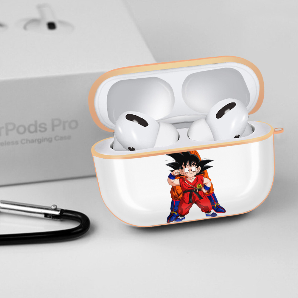 ドラゴンボール 孫悟空（そん ごくう）Son Goku カカロット DRAGON BALL Kakarotto 【AirPods Pro用】ハードシェル保護ケース｜耐衝撃・防指紋・カラビナ付き商品仕様