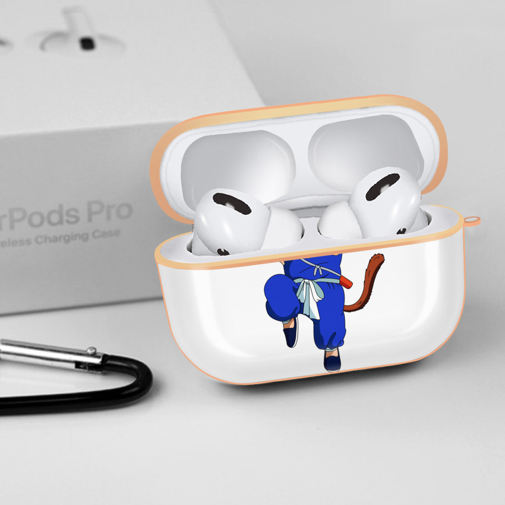 ドラゴンボール 孫悟空（そん ごくう）Son Goku カカロット DRAGON BALL Kakarotto 【AirPods Pro用】ハードシェル保護ケース｜耐衝撃・防指紋・カラビナ付き商品仕様