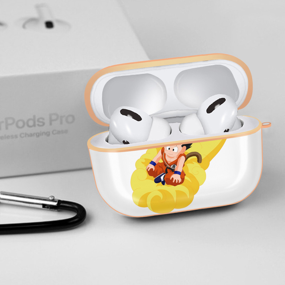 ドラゴンボール 孫悟空（そん ごくう）Son Goku カカロット DRAGON BALL Kakarotto 【AirPods Pro用】ハードシェル保護ケース｜耐衝撃・防指紋・カラビナ付き商品仕様