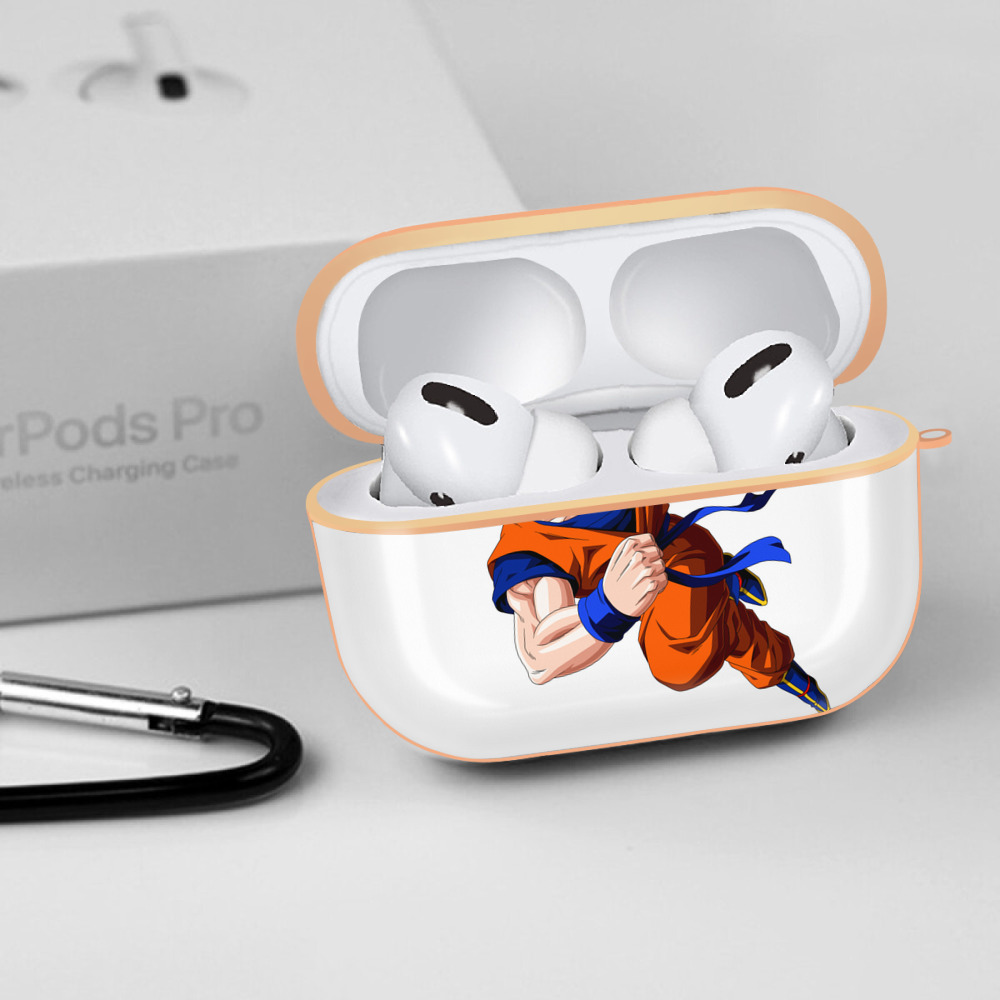 ドラゴンボール 孫悟空（そん ごくう）Son Goku カカロット DRAGON BALL Kakarotto 【AirPods Pro用】ハードシェル保護ケース｜耐衝撃・防指紋・カラビナ付き商品仕様