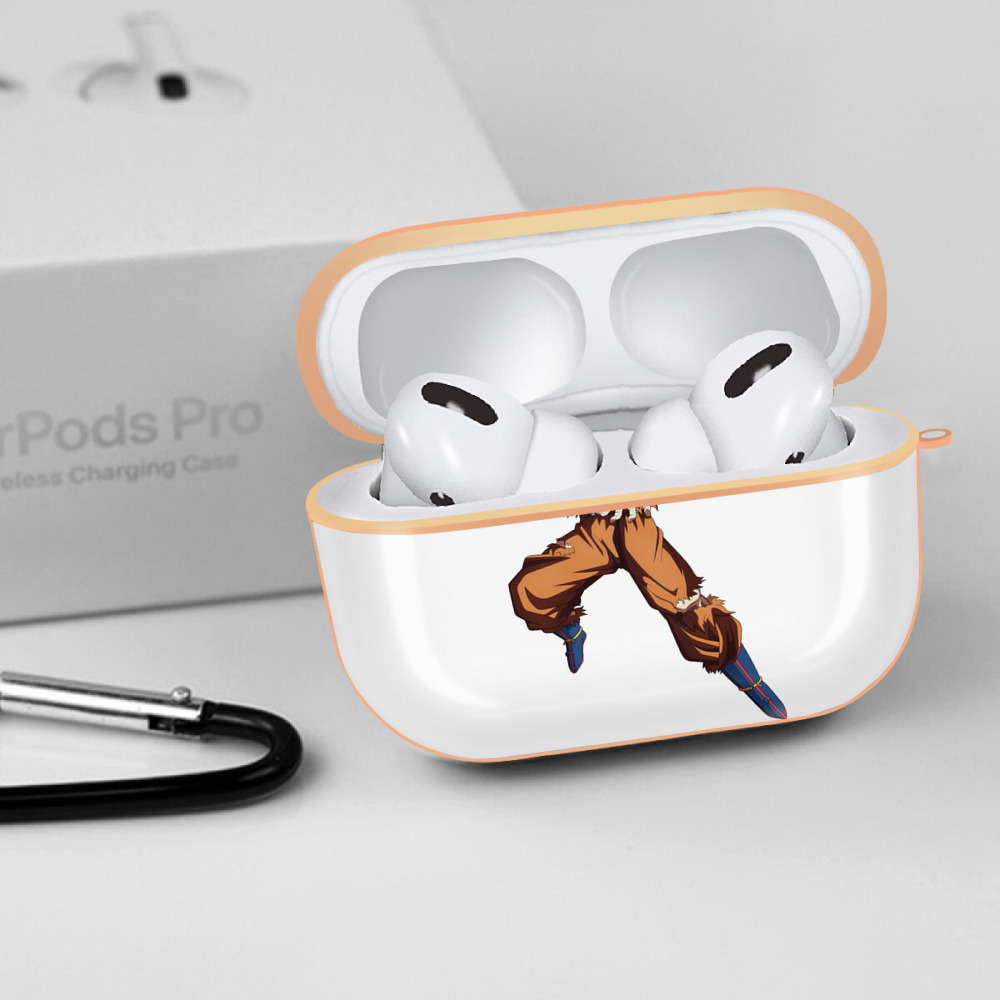 ドラゴンボール 孫悟空（そん ごくう）Son Goku カカロット DRAGON BALL Kakarotto 【AirPods Pro用】ハードシェル保護ケース｜耐衝撃・防指紋・カラビナ付き商品仕様