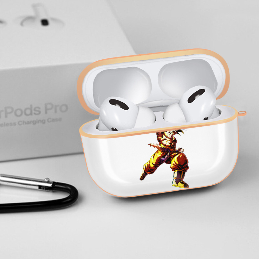ドラゴンボール 孫悟空（そん ごくう）Son Goku カカロット DRAGON BALL Kakarotto 【AirPods Pro用】ハードシェル保護ケース｜耐衝撃・防指紋・カラビナ付き商品仕様