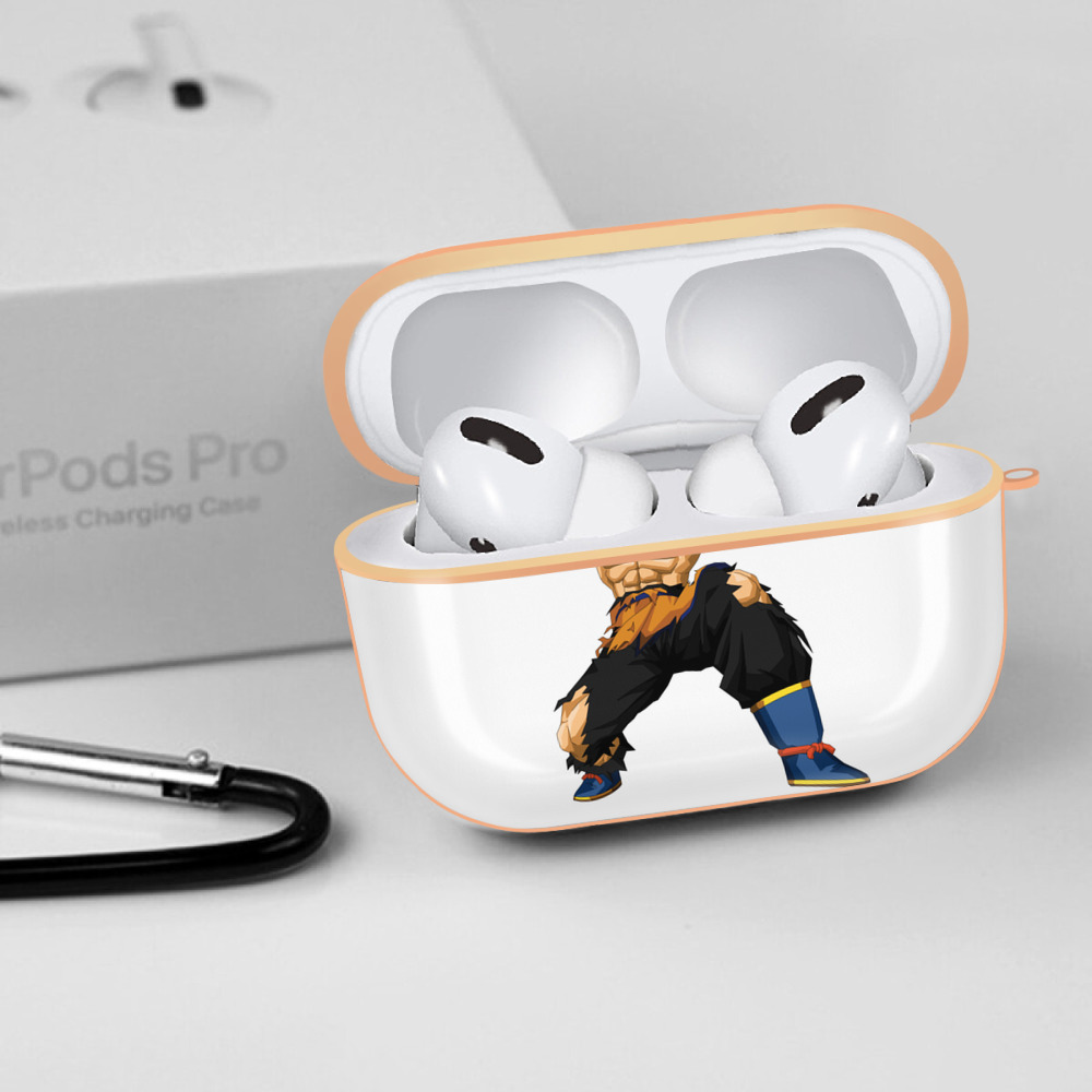 ドラゴンボール 孫悟空（そん ごくう）Son Goku カカロット DRAGON BALL Kakarotto 【AirPods Pro用】ハードシェル保護ケース｜耐衝撃・防指紋・カラビナ付き商品仕様